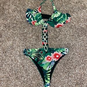 Sexy one piece swim suit